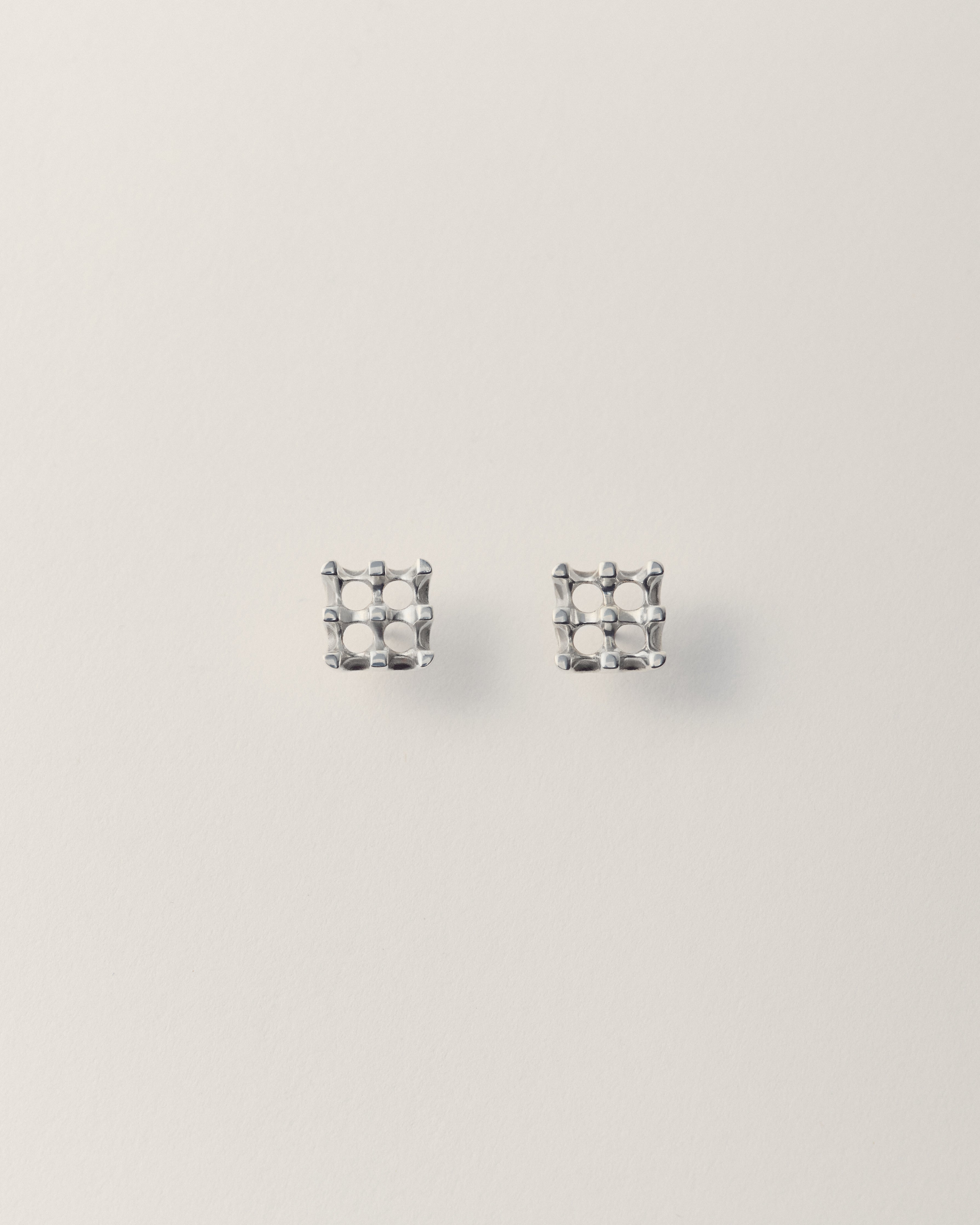 Ash Square Earring