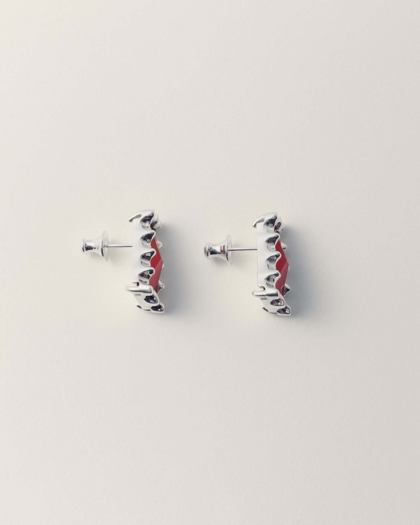 Ash Earring Carnelian